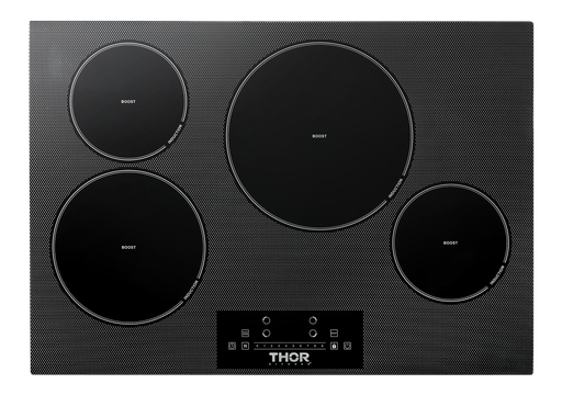 [TIH30] Thor Kitchen TIH30 30 inch Induction Cooktop with 4 Elements, Hot Surface Indicator Lights and Power Boost, in Black