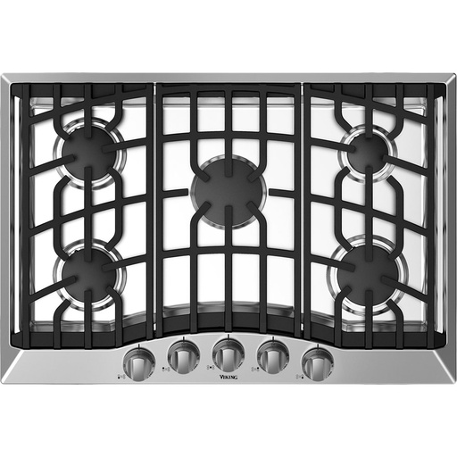 [RVGC33015BSS] Viking RVGC33015BSS 3 Series 30 inch Gas Cooktop with 5 Burners in Stainless Steel (Natural Gas)
