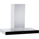 Viking MVWHS636BG RVL 36 inch Chimney Wall Slim Design Hood with 390 CFM, LED Lighting, Electronic Touch Controls with Blue LED Back Lighting, in Stainless Steel