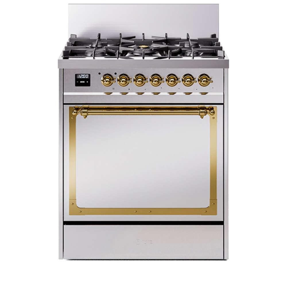 ILVE UN30NMP Nostalgie II Noblesse 30 inch Dual Fuel Range with 5 Burners