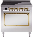 ILVE UNI366NMP Nostalgie II Noblesse 36 inch Induction Range with 5 Elements, 3.5 cu. ft. Oven Capacity