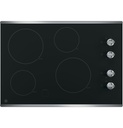 GE JP3030 30 inch Electric Cooktop with 4 Elements, Keep Warm Setting, Melt Setting and Hot Surface Indicator Lights 