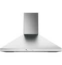 GE JVW5301 30 inch Wall-Mount Pyramid Chimney Hood with 350 CFM, Electronic Backlit Controls and Auto-Off in Stainless Steel