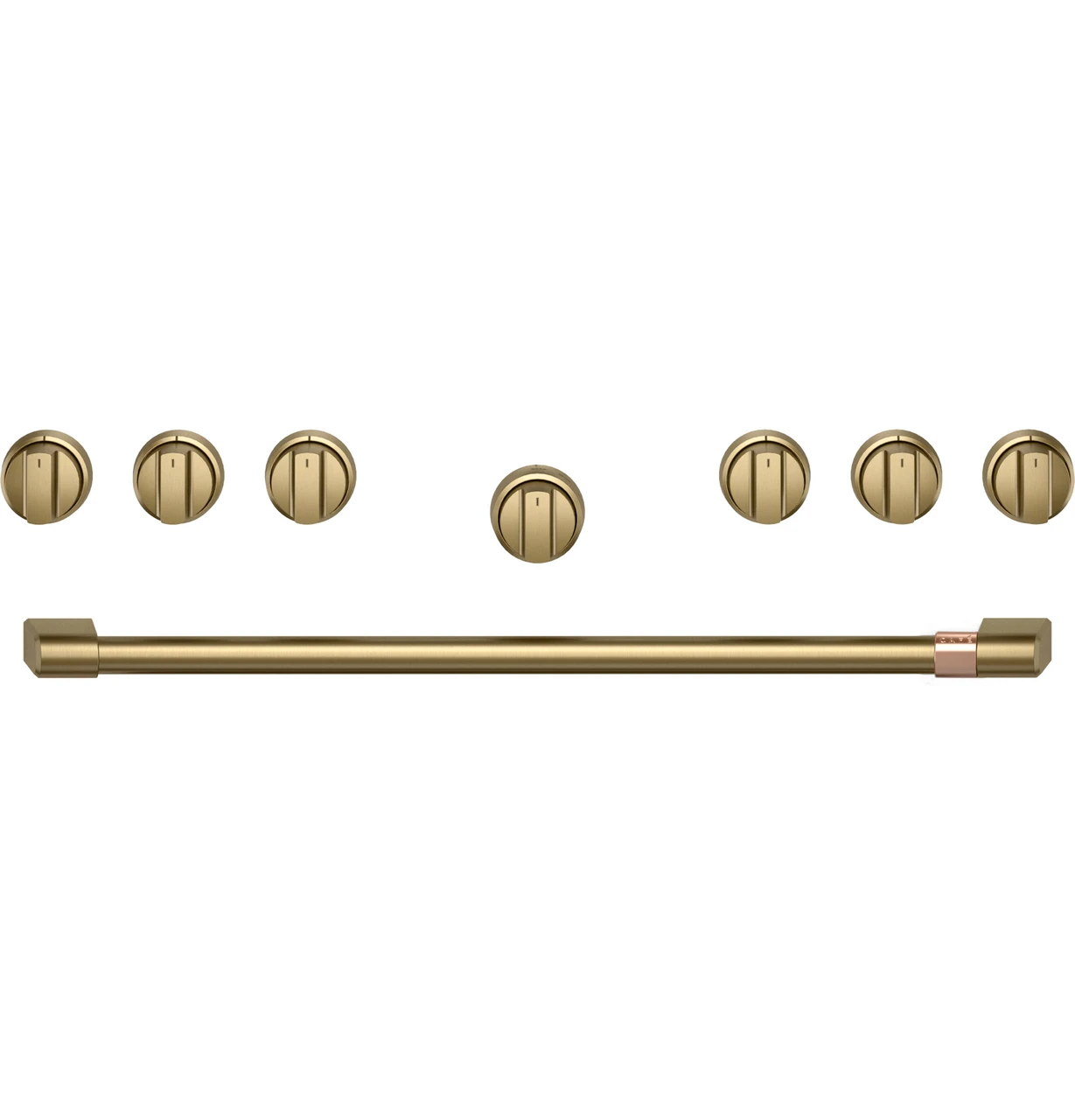 Cafe CXPR6HKPT 36 inch Handle and Knob Set for Pro Range and Rangetop