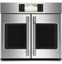 Cafe CTS90FP 30 inch Smart French-Door Single Wall Oven with 5 cu. ft. Capacity, SmartHQ App and Convection