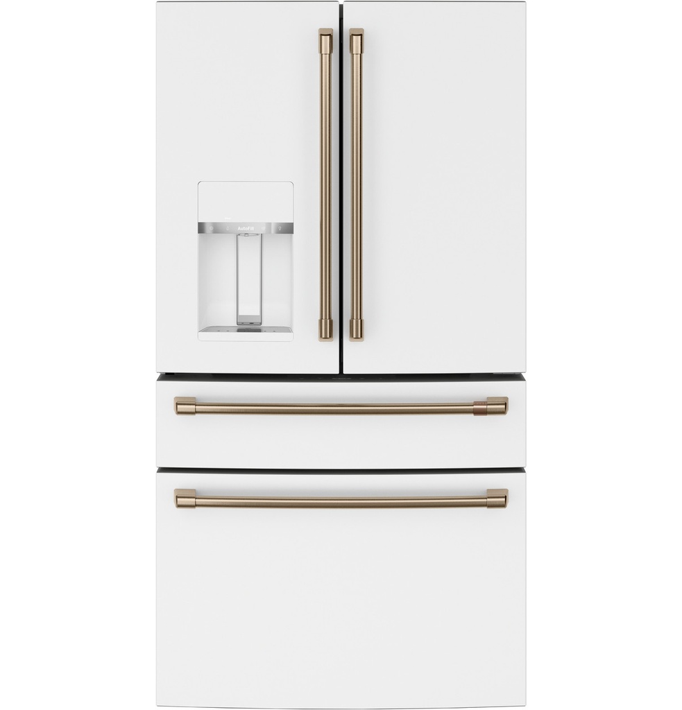 Cafe CVE28DP 36 inch Smart 4-Door French-Door Refrigerator with 27.8 Cu. Ft. Capacity, Convertible Drawer, Energy Star