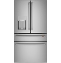 Cafe CXE22DP 36 inch Counter Depth Smart French Door 4-Door Refrigerator with 22.3 cu. ft. Capacity, Convertible Drawer and Hands-Free Autofill