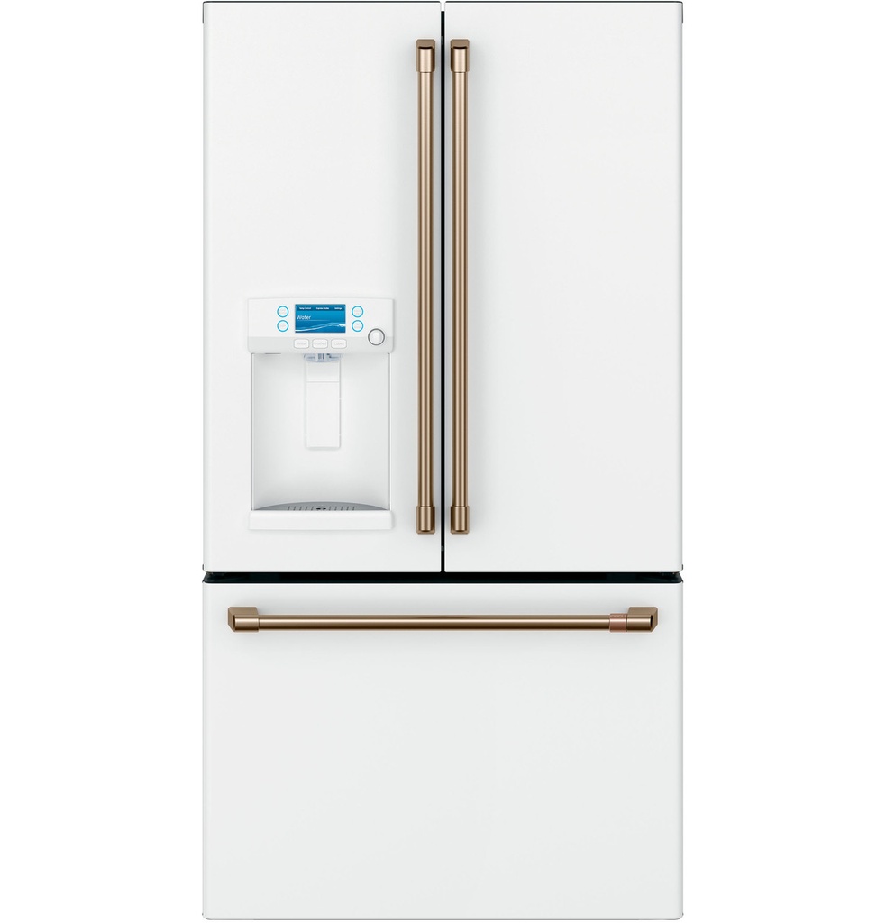 Cafe CYE22TP 36 inch Counter Depth French-Door Refrigerator with 22.2 Cu. Ft. Capacity, Hot Water Dispenser, Energy Star