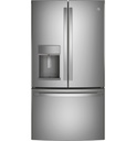 GE Profile PYD22KYNFS 36 inch Counter-Depth French Door Refrigerator with 22.1 cu. ft. Capacity, and External Dispenser in Fingerprint Resistant Stainless Steel