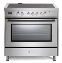 Verona VPRFSEE365SS 36 inch Prima Series Freestanding Electric Range with 5 Elements, 5 cu. ft. Oven Capacity, Digital Clock, Timer in Stainless Steel