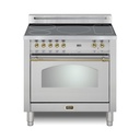 Lofra 00I5 36 inch Dolcevita Series Freestanding Induction Range with 5 Elements, 3 cu. ft. Oven Capacity and True European Convection