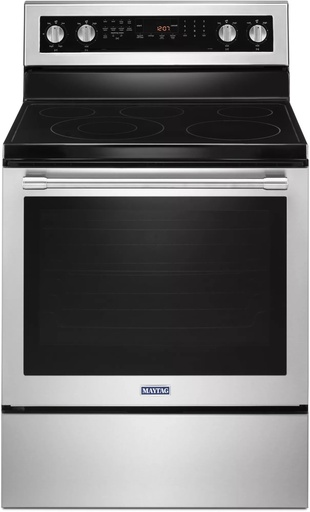 [MER8800FZ] Maytag MER8800FZ 30 inch Freestanding Electric Range with 5 Elements, 6.4 cu. ft. Oven Capacity, True Convection, AquaLift Self-Cleaning Technology in Fingerprint Resistant Stainless Steel