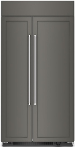 [KBSN702MPA] KitchenAid KBSN702M 42 inch Built-in Side-By-Side Refrigerator with 25.5 cu. ft. Capacity, Under-Shelf Prep Zone, ADA Compliant Excluding Ice Maker Use (Panel Ready)