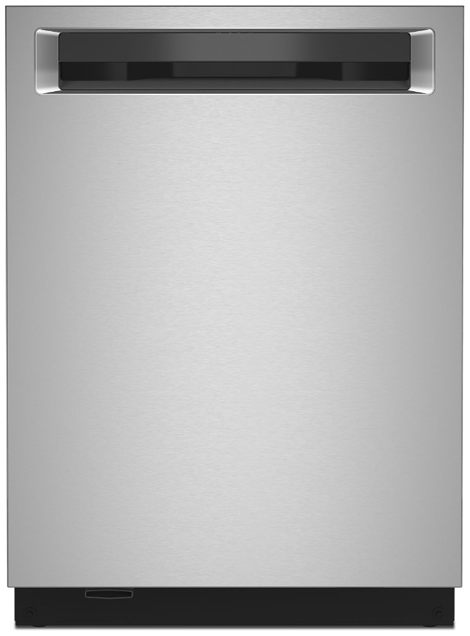 KitchenAid KDPM704KPS 24 inch Built-In Fully Integrated Dishwasher with 16 Place Settings, FreeFlex 3rd Rack, LED Interior Lighting, PrintShield Finish, in Stainless Steel 