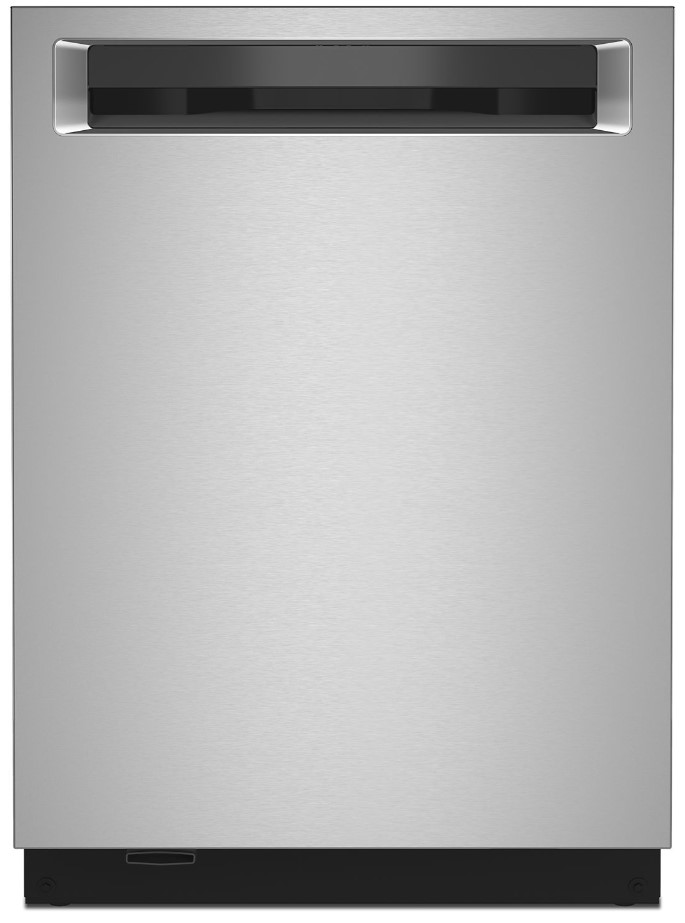 KitchenAid KDPM804K 24 inch Built-In Fully Integrated Dishwasher with 16 Place Settings, FreeFlex 3rd Rack. LED Interior Lighting
