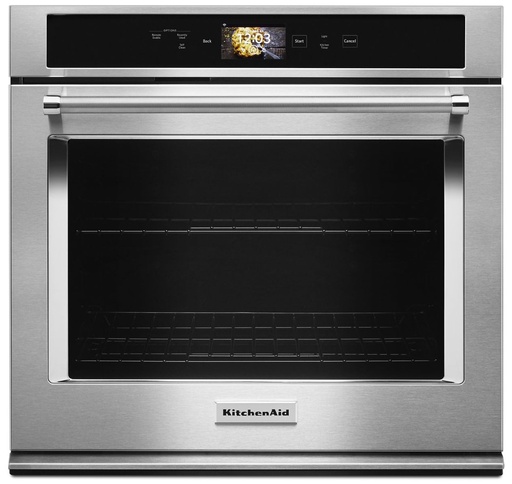 [KOSE900HSS] KitchenAid KOSE900H 30 inch Smart Built-In Single Wall Oven with 5 cu. ft. Capacity, True Convection, Self-Cleaning and Powered Attachments (Stainless Steel)