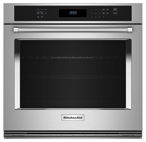 [KOES530PSS] KitchenAid KOES530P 30 inch Built-In Single Wall Oven with 5 cu. ft. Capacity, Air Fry Mode and Even-Heat True Convection (Stainless Steel)