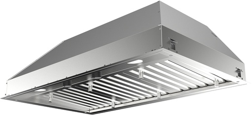 [INPL4819SSNBB] Faber INPL4819SSNB-B Inca Pro Plus 48 inch Range Hood Insert with 1200 CFM Capable (Blower Not Included), Stainless Steel Baffle Filters, Variable Speed Control, in Stainless Steel 