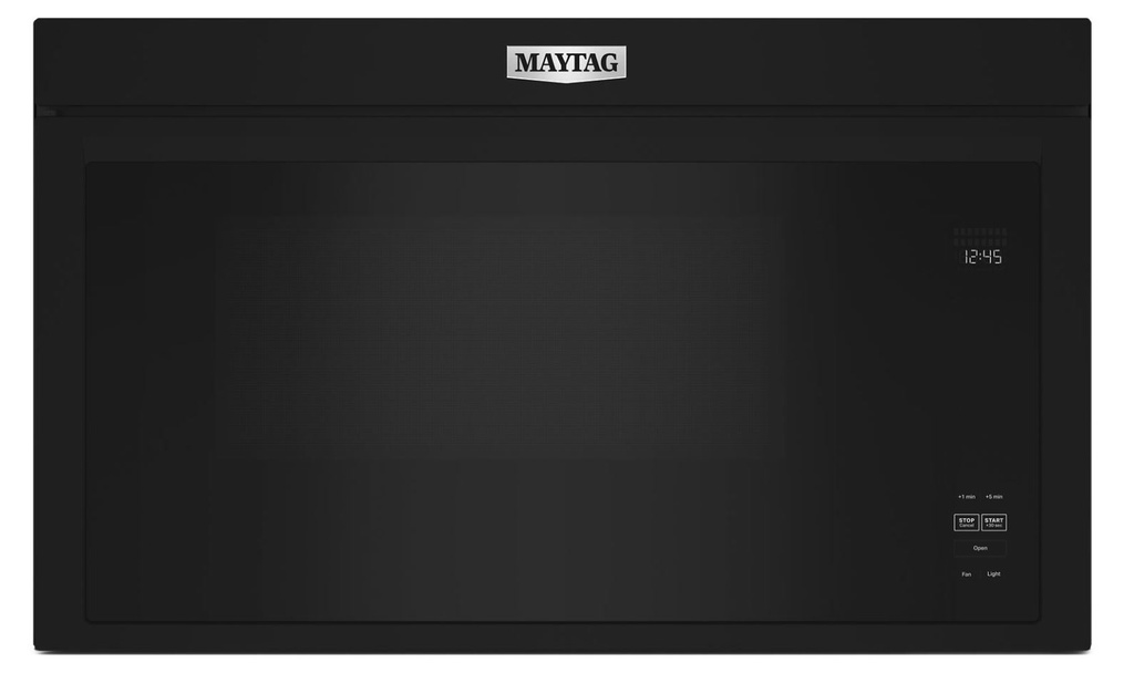 Maytag MMMF6030P 30 inch Over-The-Range Microwave with 1.1 cu. ft. Capacity, Sensor Cook, Non-stick interior coating, Steam clean