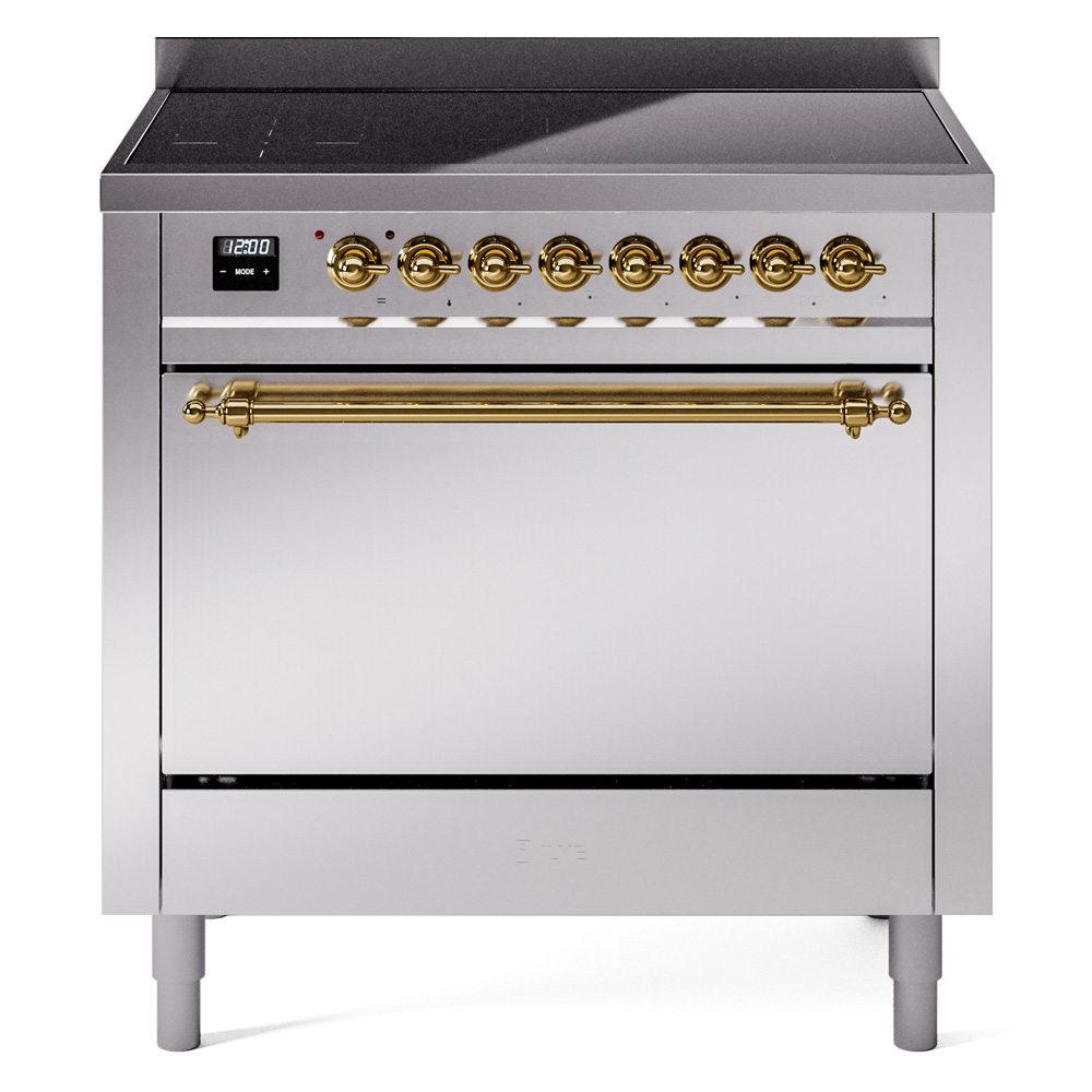 ILVE UPI366NMP Nostalgie II 36 inch Induction Range with 6 Elements, 3.5 cu. ft. Oven Capacity