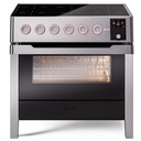 ILVE UPMI09S3SS Panoramagic 36 inch Induction Range with 6 Elements (Stainless Steel)