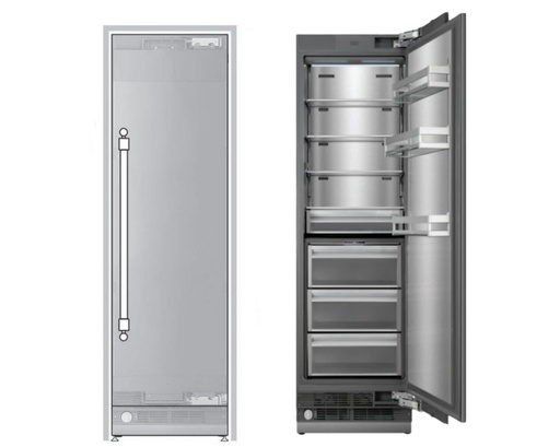[URFC24SNWPRY] ILVE URFC24SNW 24 inch Refrigerator Column with 12.5 cu. ft. Capacity, Internal Water Dispenser, Panel Ready 