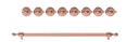 ILVE Copper Knobs and Handle Bundle for 36 inch Nostalgie Dual Fuel 