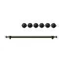 ILVE Burnished Knobs and Handle Bundle for 30 inch Nostalgie Induction