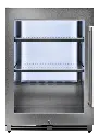 Thor Kitchen TBR24U 24 inch Undercounter Beverage Center with 5.3 cu. ft. Capacity, Triple Pane Glass, in Stainless Steel