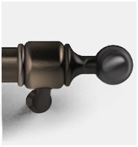 [KMN1066021B] ILVE KMN1066021 54 inch Nostalgie/Majestic Handle for Refrigerators (Burnished)