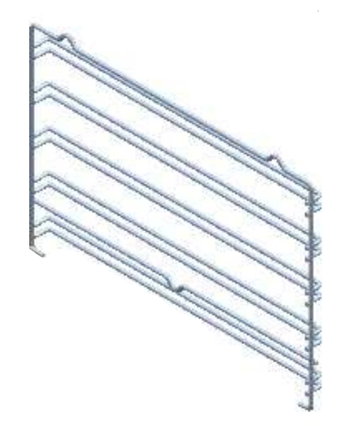 [A09243] ILVE Parts A/092/43 Oven Side Grill