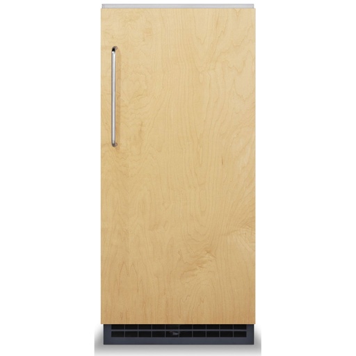 Viking FNI515 15 inch Nugget Ice Machine with up to 80 lb Daily Production, 26 lb Storage Capacity, Interior LED Light, in Panel Ready