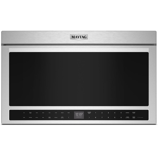 [MMMF8030PZ] Maytag MMMF8030PZ 30 inch Smart Over-the-Range Toaster Oven Combination with 1.1 cu. ft. Capacity, 400 CFM and Sensor Cook in Fingerprint Resistant Stainless Steel