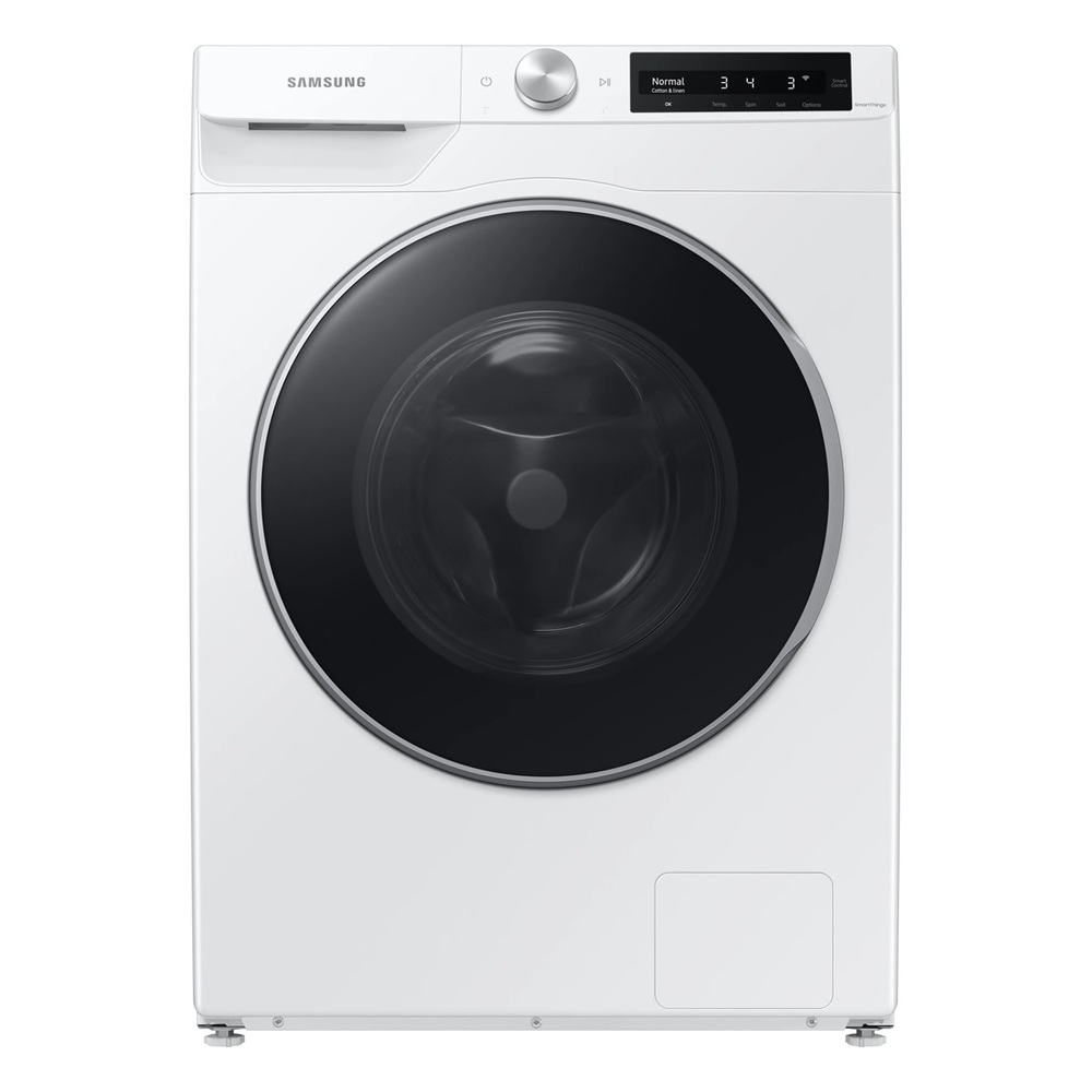 Samsung WW25B6900AW 24 inch Smart Front Load Washer with 2.5 cu. ft. Capacity, Super Speed Washer, Steam, Energy Star, in White