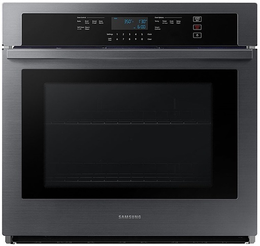 Samsung NV51T5511S 30 inch Smart Single Wall Oven with 5.1 cu. ft. Capacity, Digital Touch Controls, Blue Ceramic Interior, Wi-fi