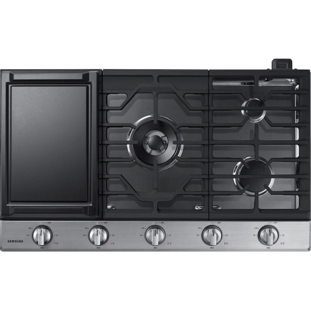 Samsung-NA36N6555TS-top view with griddle