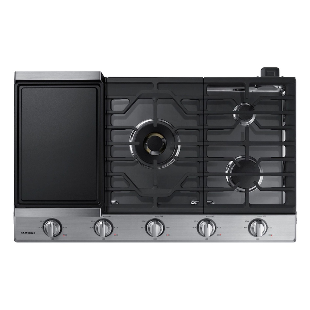 Samsung-NA36N7755TS-top view with griddle