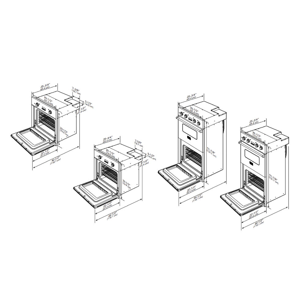 Viking-VSOE527SS-Dimension