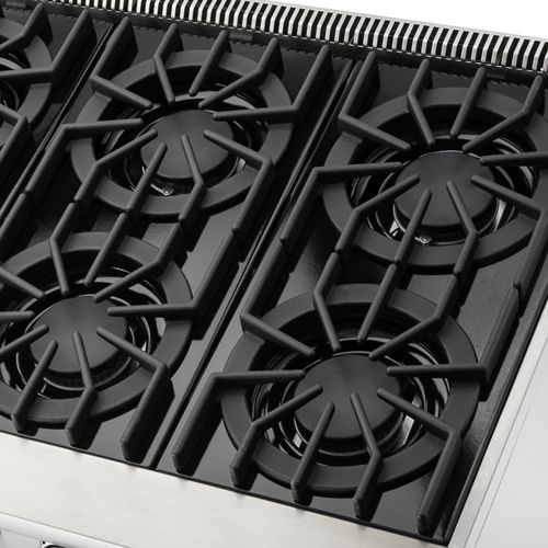 Viking_VGIC53024_5_Series_30"_Open_Burner_Gas_Range_open_burners