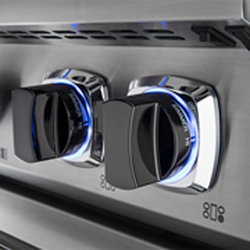 Viking_VGR74826G_7_Series_48"_Sealed_Burner_Gas_Range_with_6_Burners_and_Griddle_coollit_led_lights