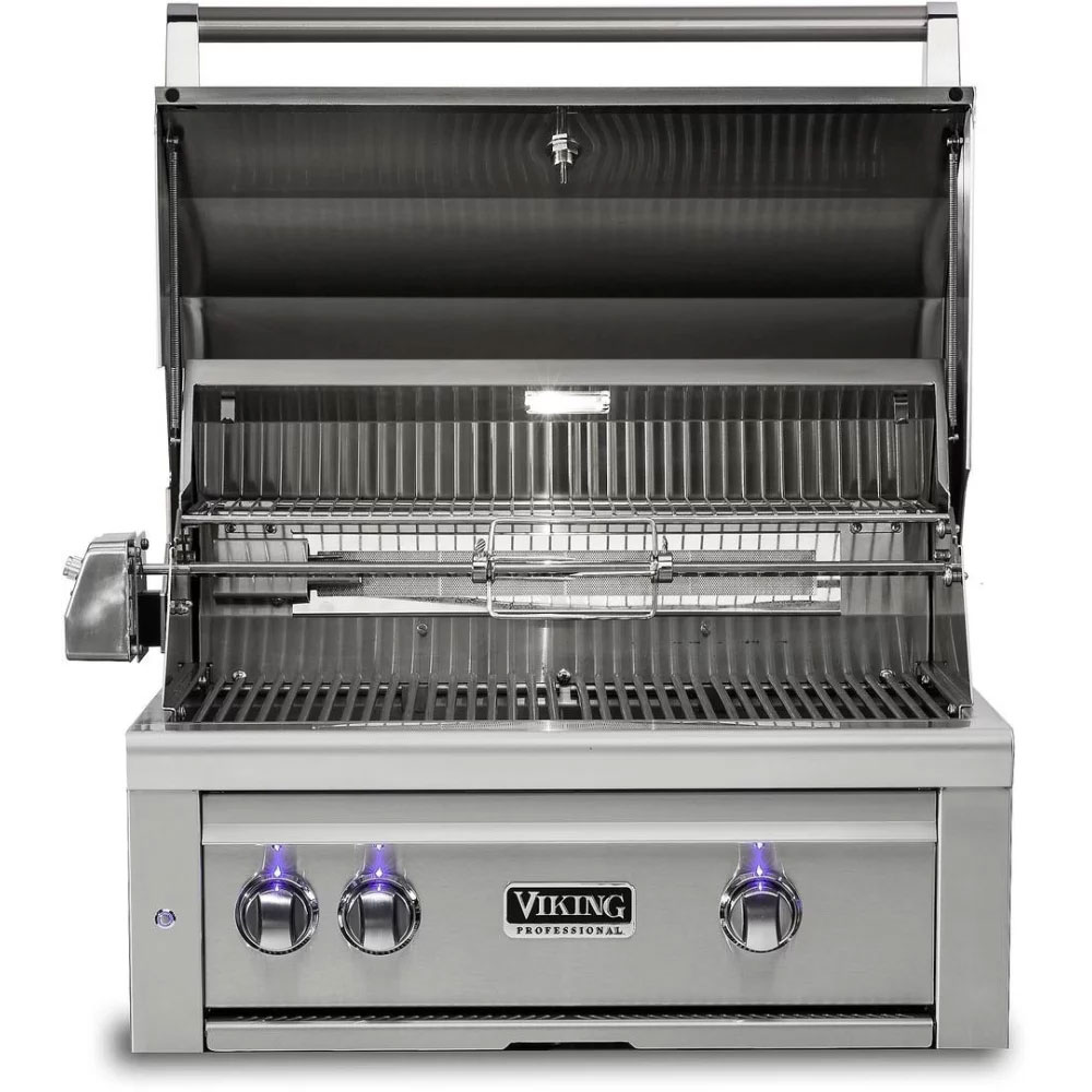Viking_VQGI5301_5_Series_30"_Built-in_Grill_with_ProSear_Burner_and_Rotisserie_open