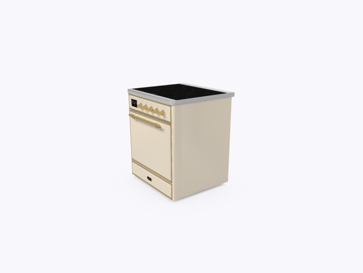 ILVE_UMI30QNE3AWG_Majestic_II_30"_Induction_Range_Right_Angle