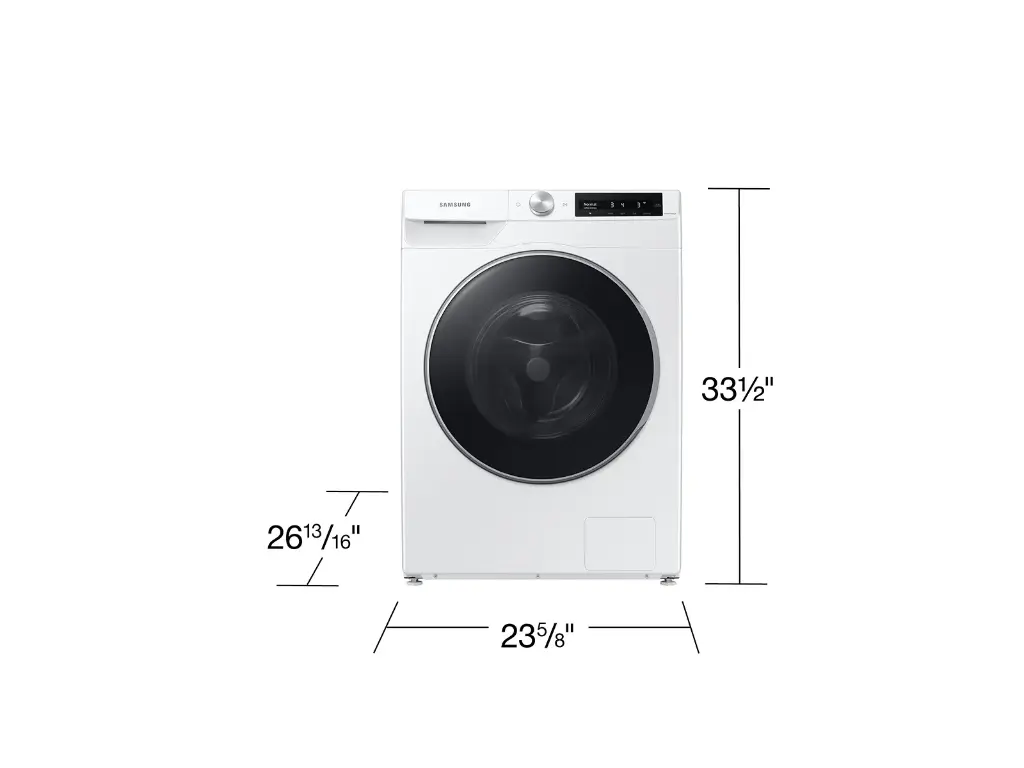 WW25B6900AW dimensions