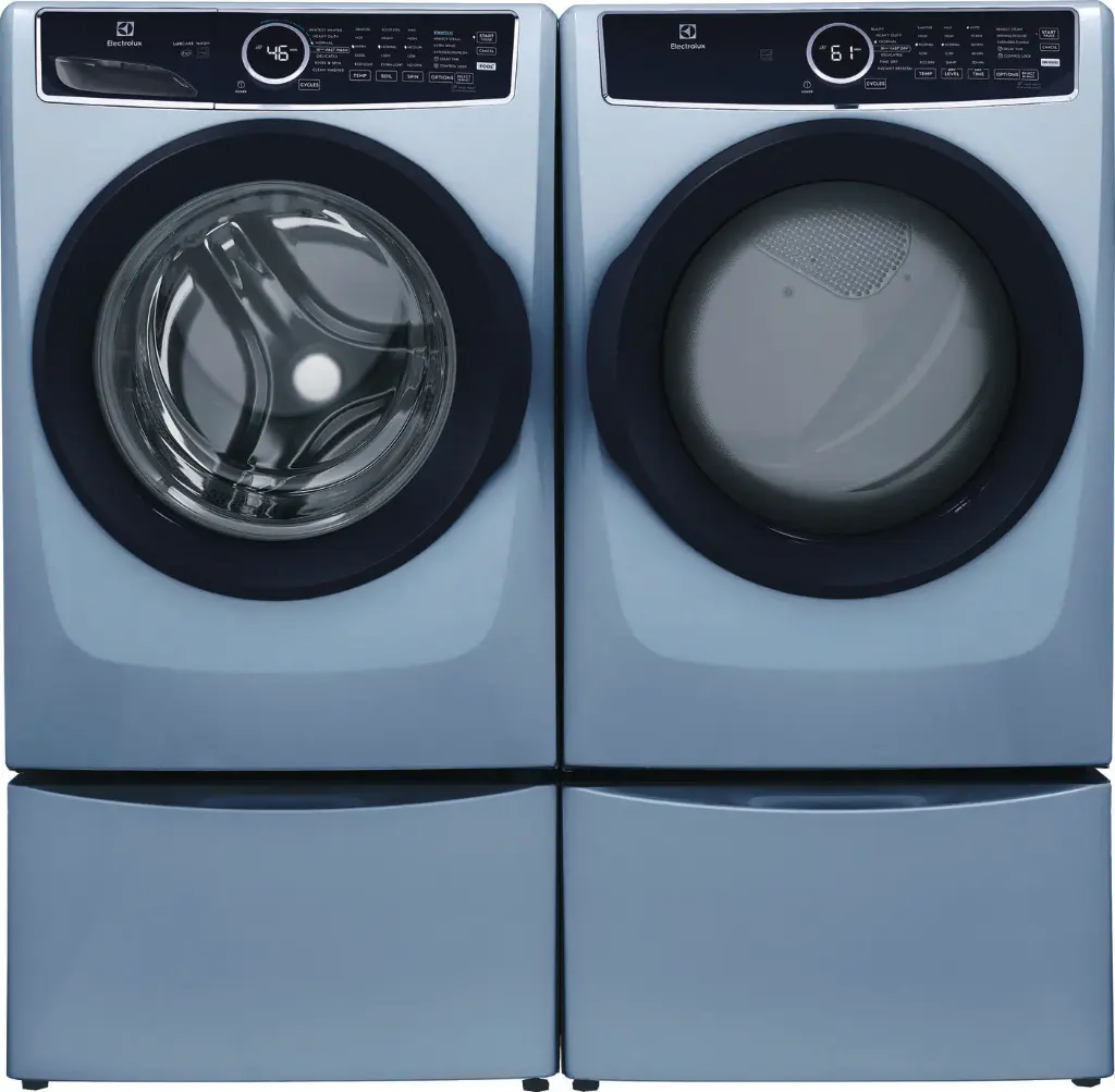 ELFW7437AG-Shown-with-Dryer-on-Pedestals
