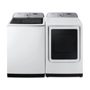 Samsung-DVG52A5500W-front view with matching washer