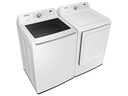 Samsung-WA45T3200AW-left angle view with matching washer