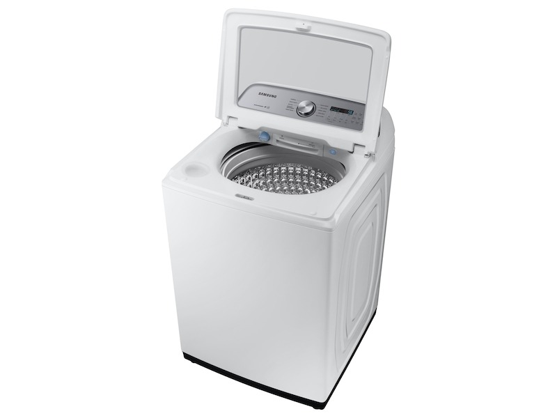 Samsung-WA49B5205AW-right tilted view with lid open