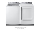 Samsung-WA50R5200AW-front view with matching washer