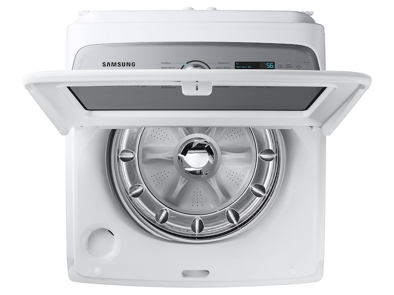 Samsung-WA54CG7105AW-top view with lid open