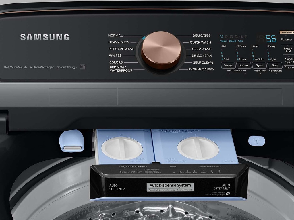 Samsung-WA54CG7550AV-detergent filling chambers
